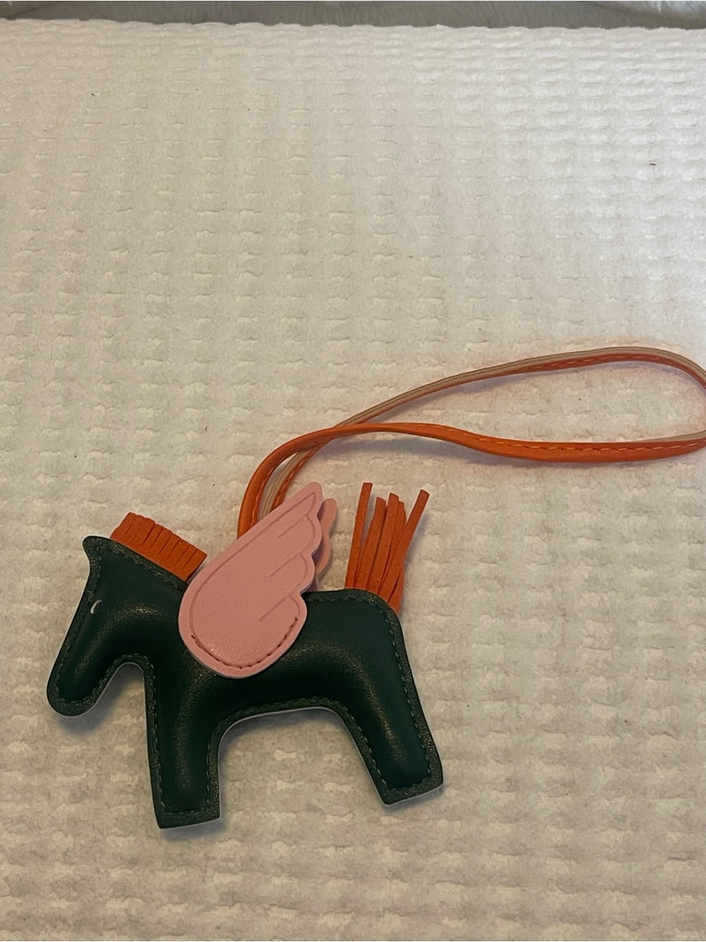 Green Unicorn Bag Ornament
